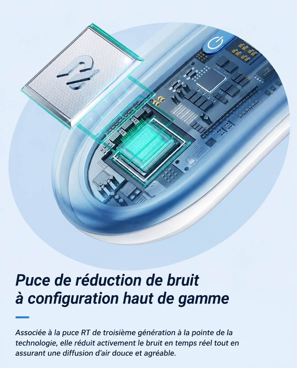 Ventilateur de cou rechargeable ￼