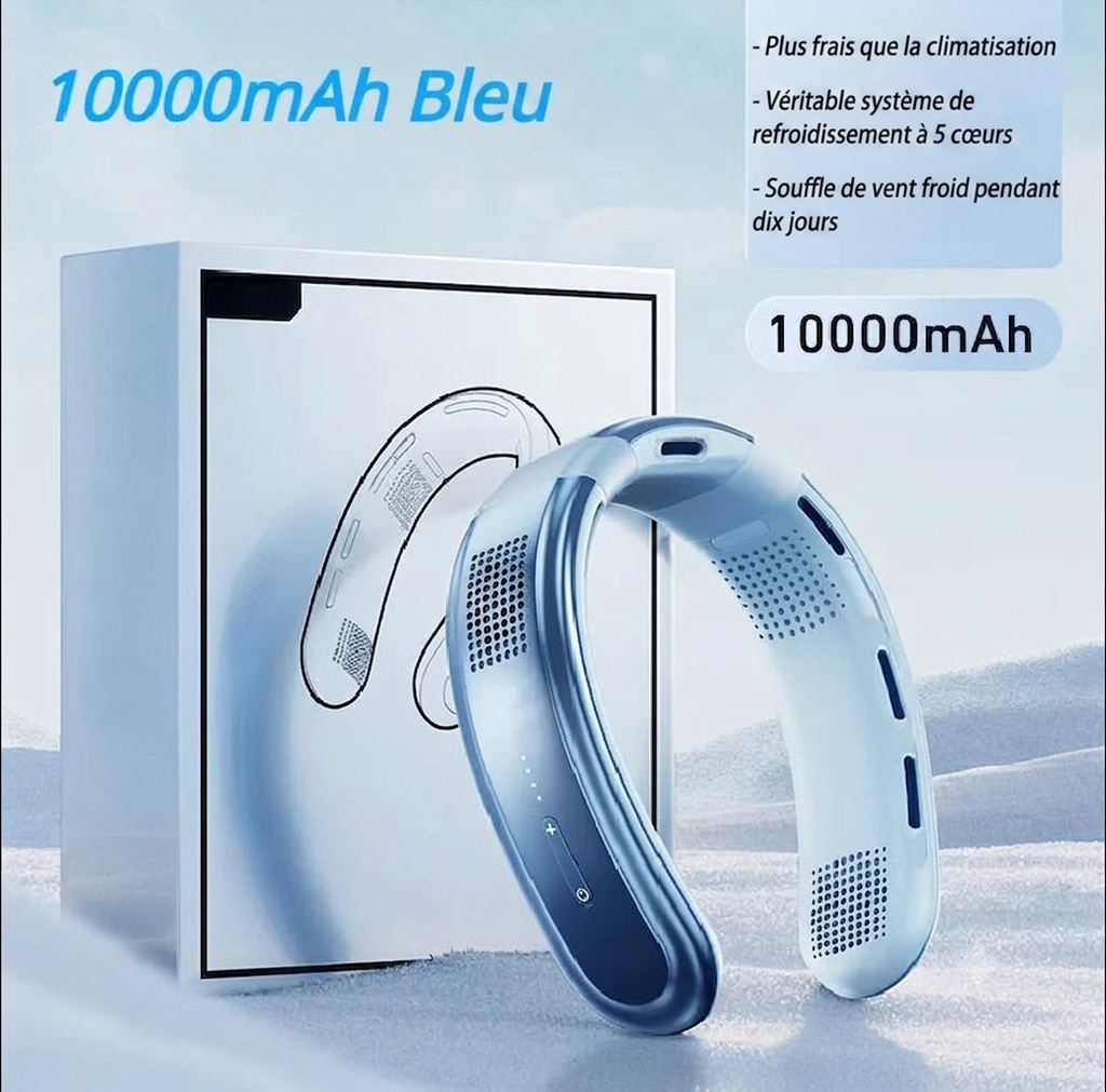 Ventilateur de cou rechargeable ￼
